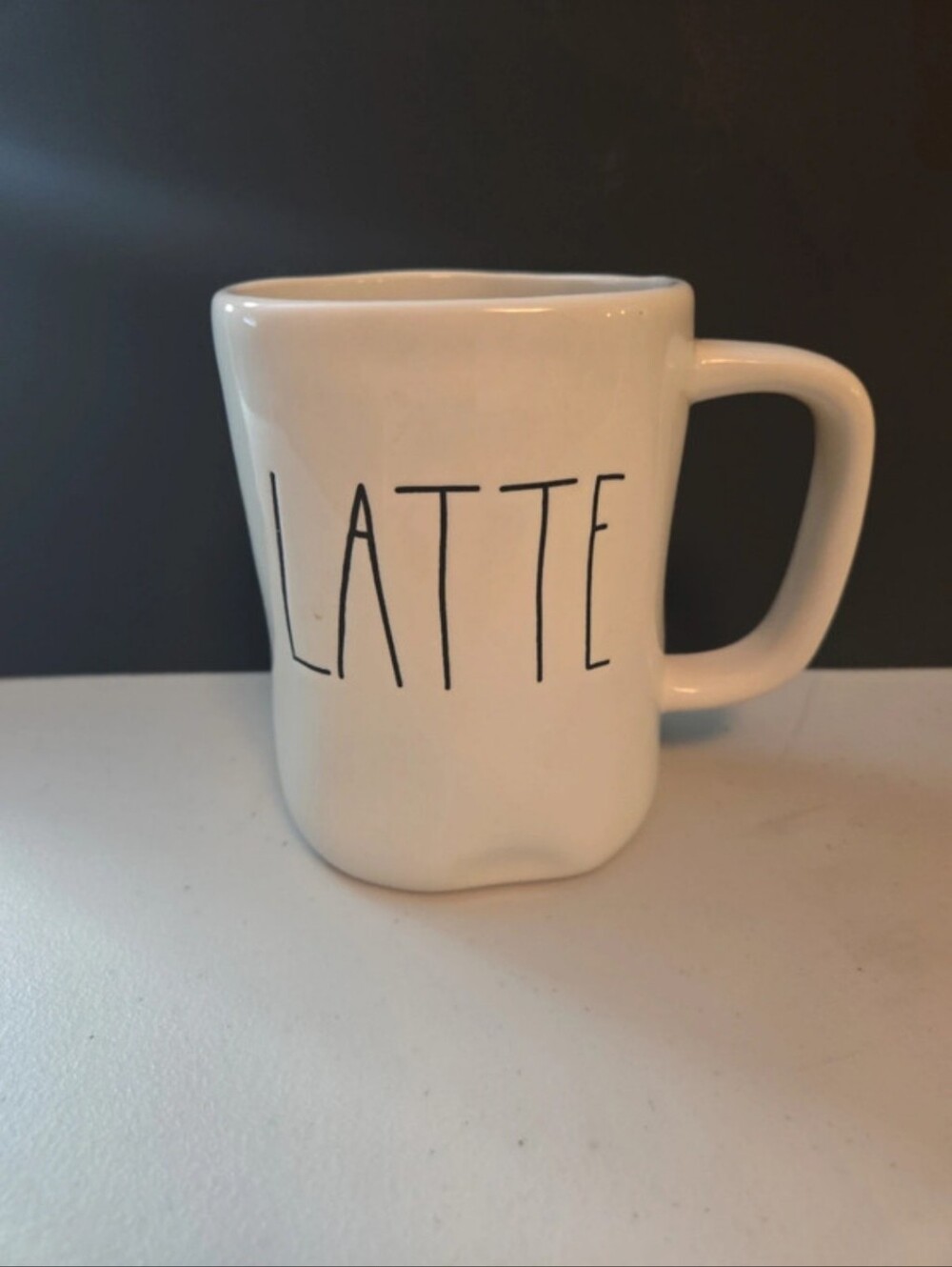 Rae Dunn "LATTE" Coffee Mug LL Artisan Collection by Magenta